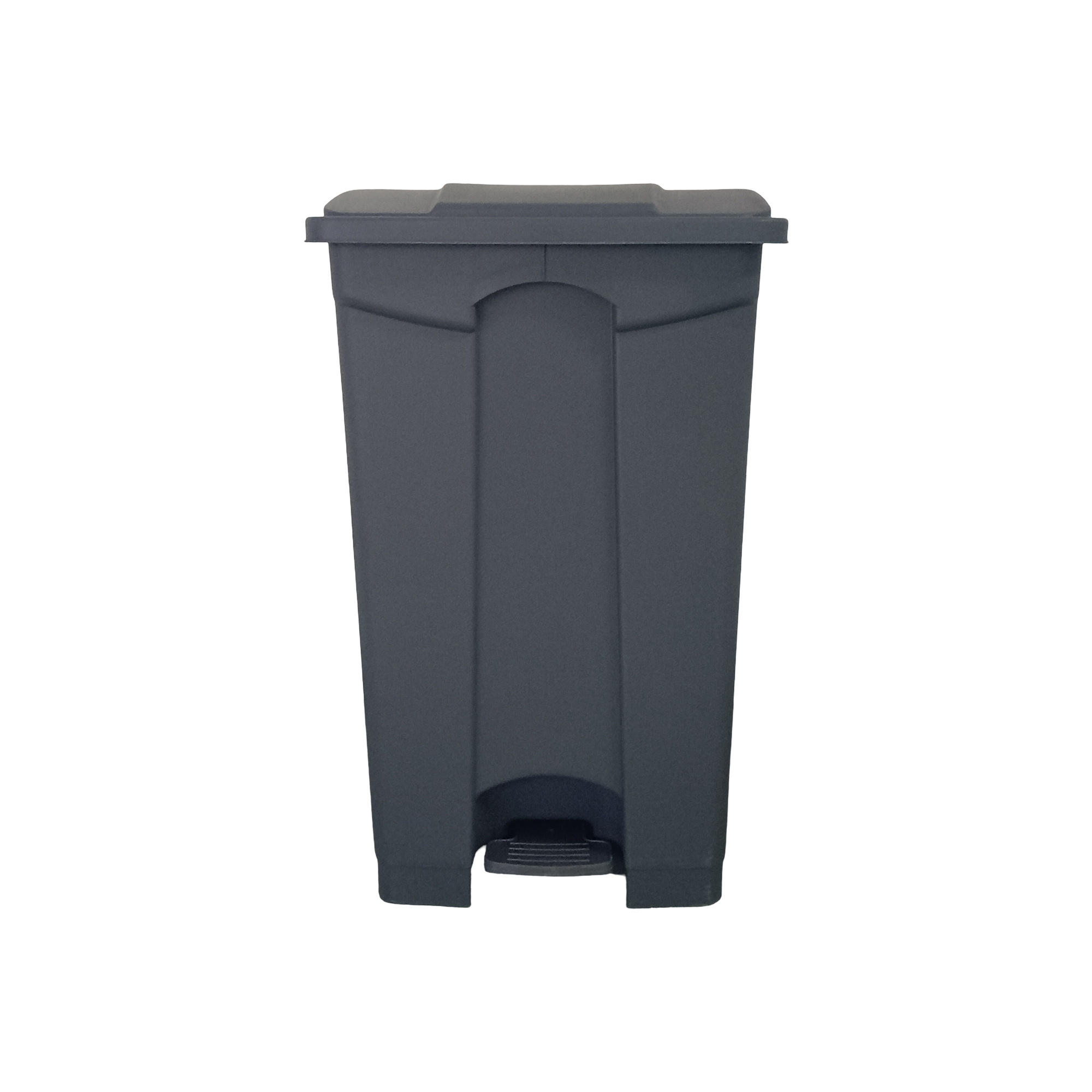 Covered Garbage Bin 87L Grey with Pedal