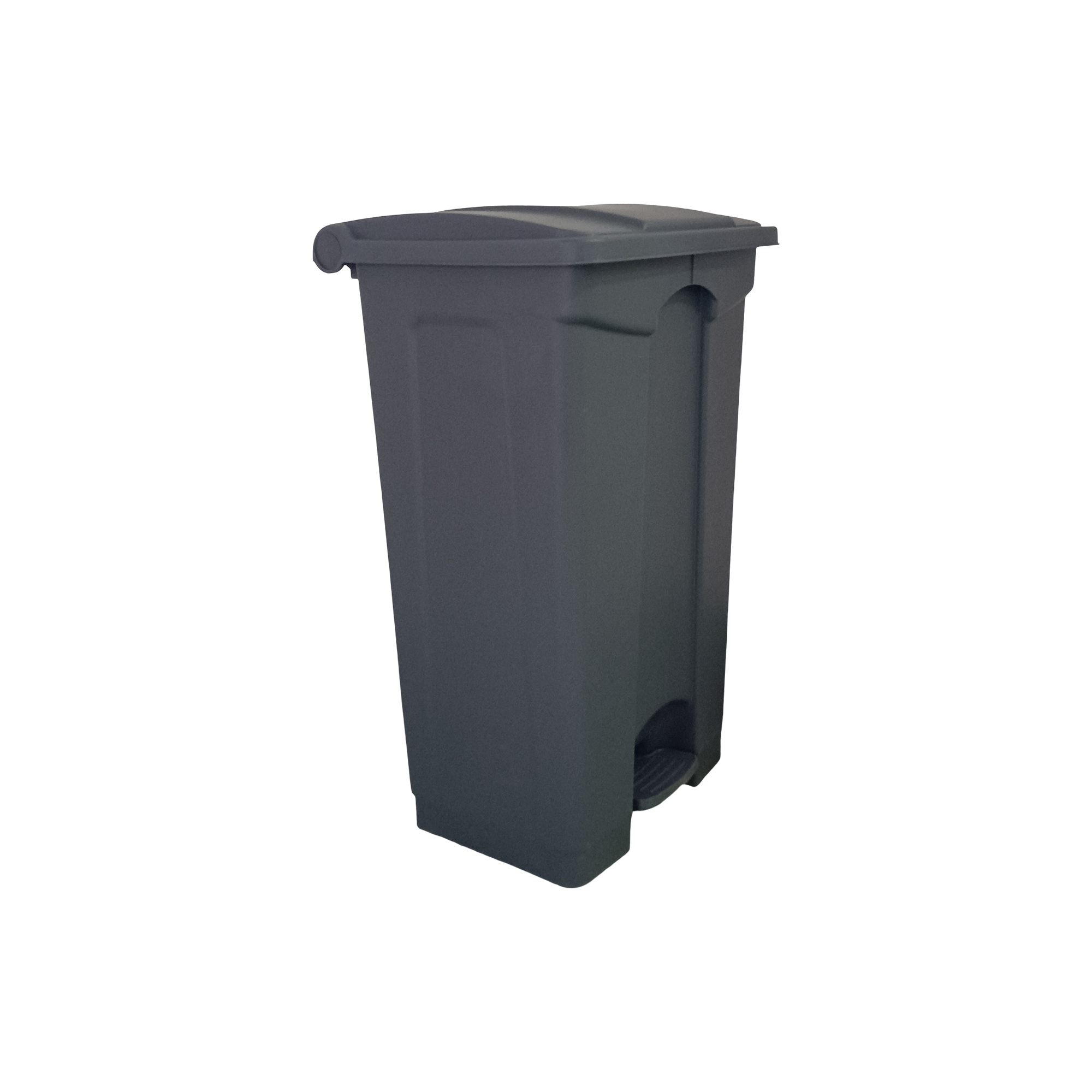 Covered Garbage Bin 87L Grey with Pedal - Image 2