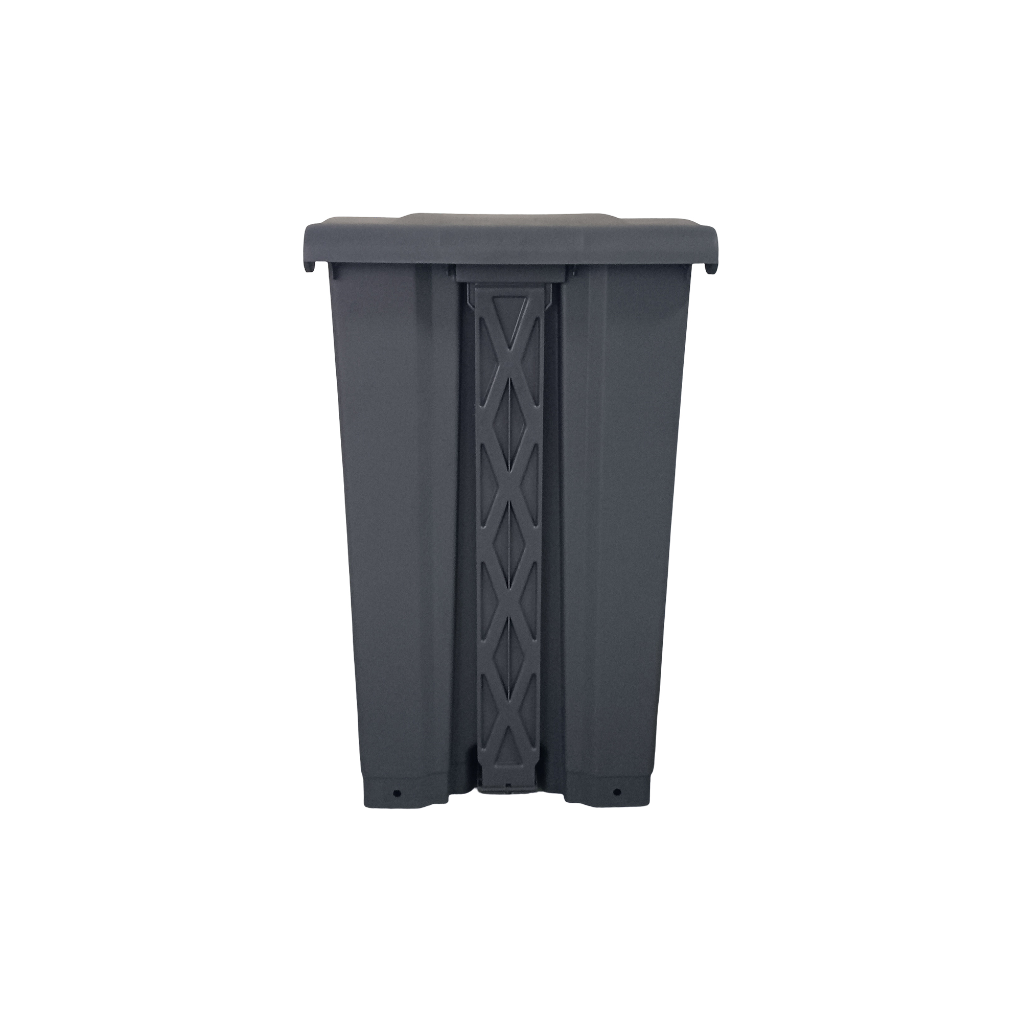 Covered Garbage Bin 87L Grey with Pedal - Image 5