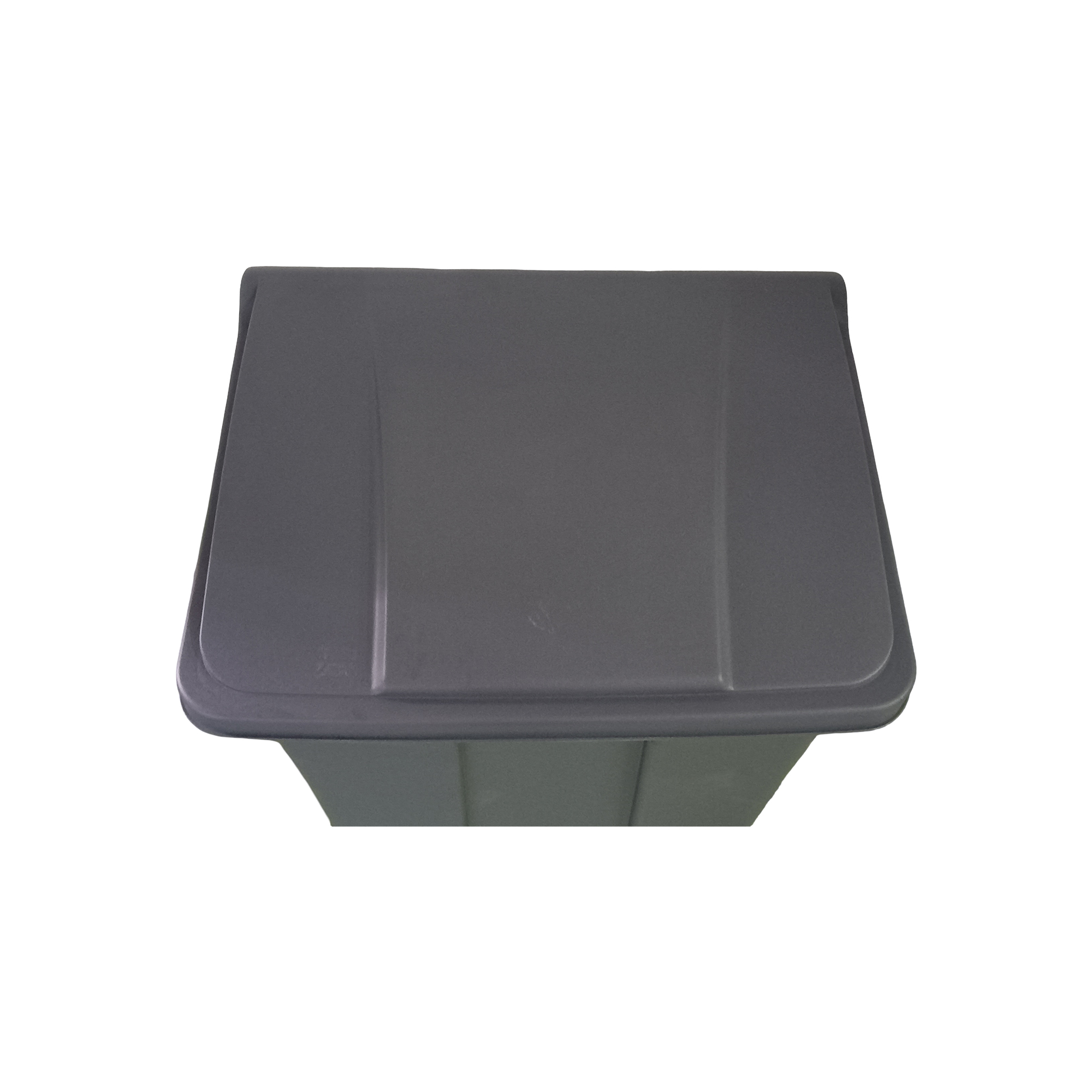 Covered Garbage Bin 87L Grey with Pedal - Image 6