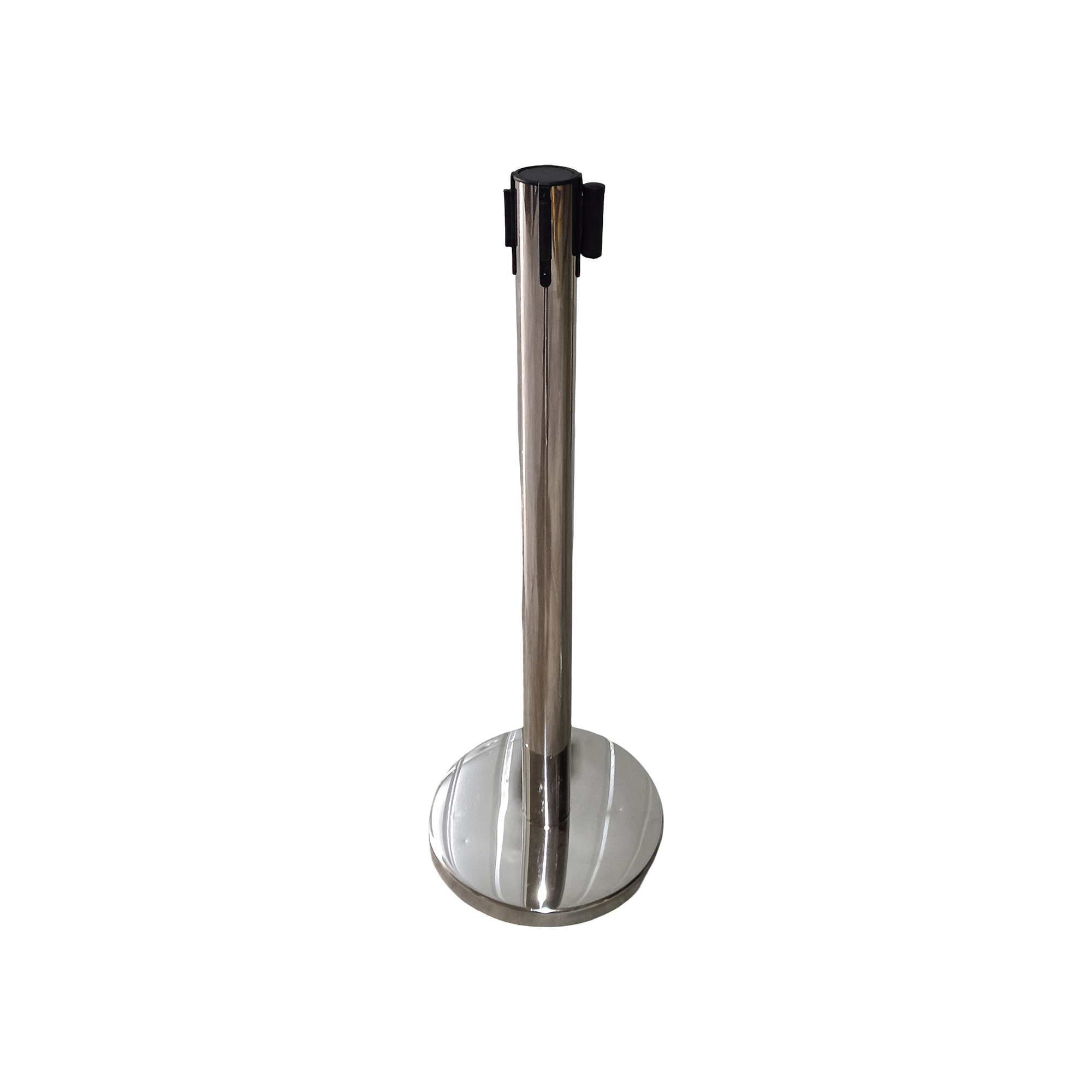 Standard Queue Stand Stainless Steel with 2M Retractable Belt Red - Image 2