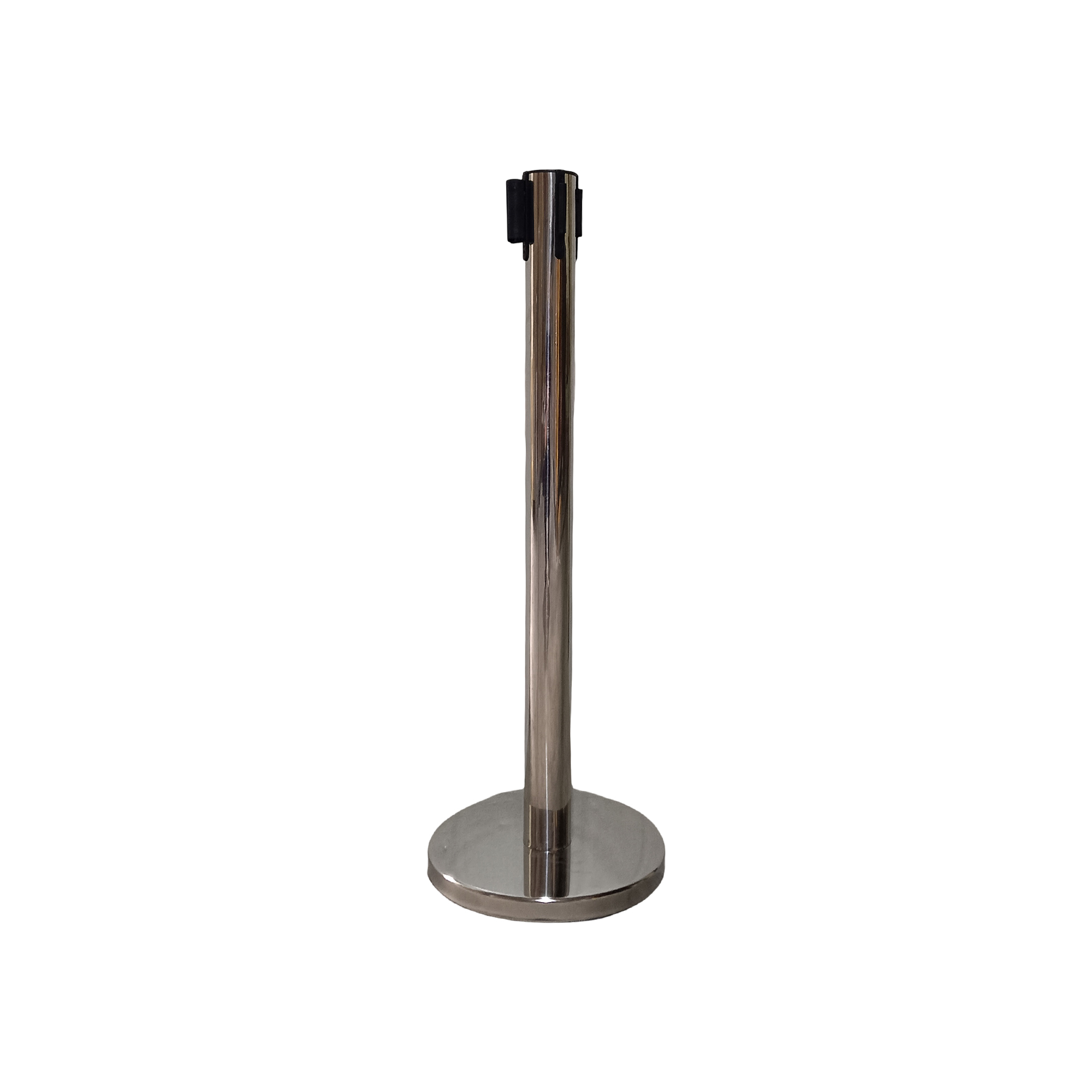 Standard Queue Stand Stainless Steel with 2M Retractable Belt Red - Image 4