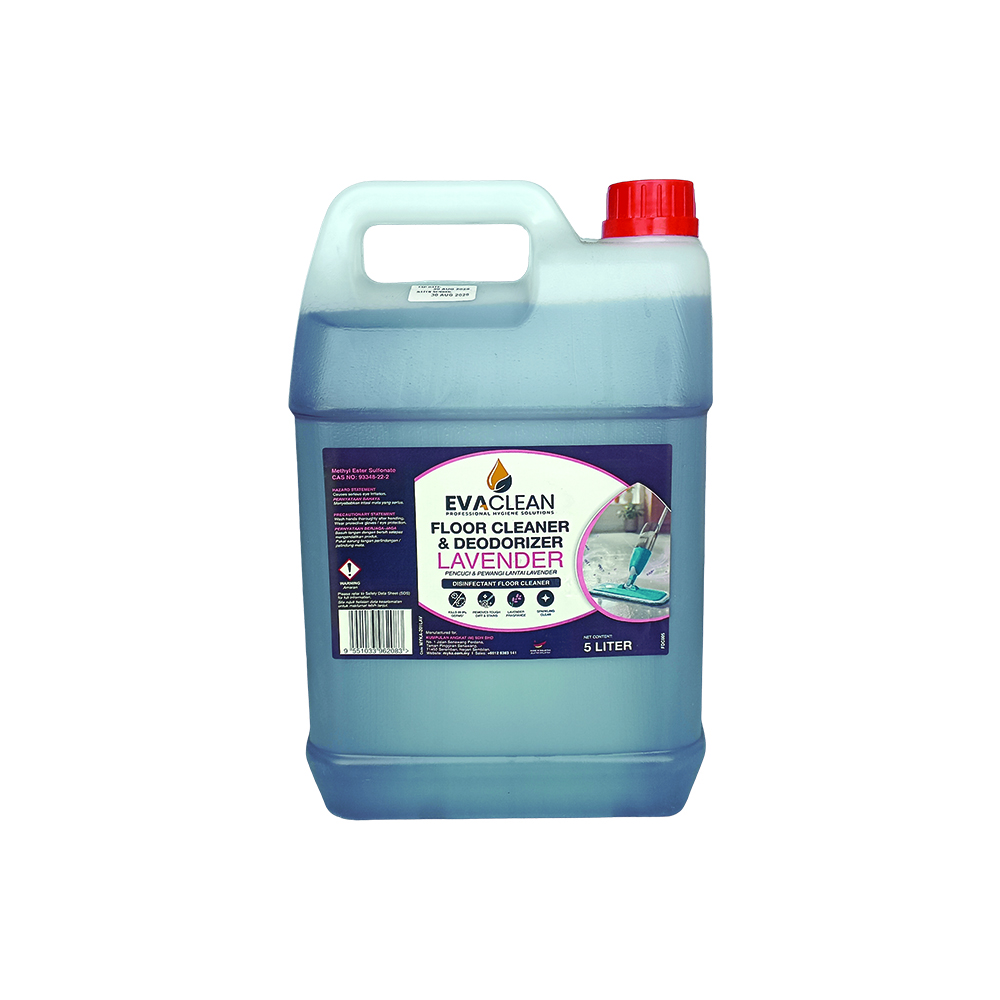 EVA CLEAN FDC005 FLOOR CLEANER & DEODORIZER LAVENDER 5/10L - Image 2