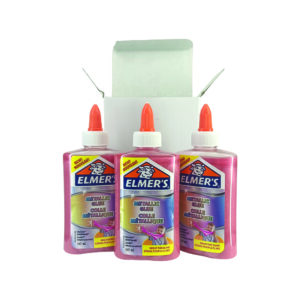 ELMER'S METALLIC GLUE PINK 177ML 1 BTL [3BTL/BOX][6BOX/CTN] NON-TOXIC WASHABLE 2120097