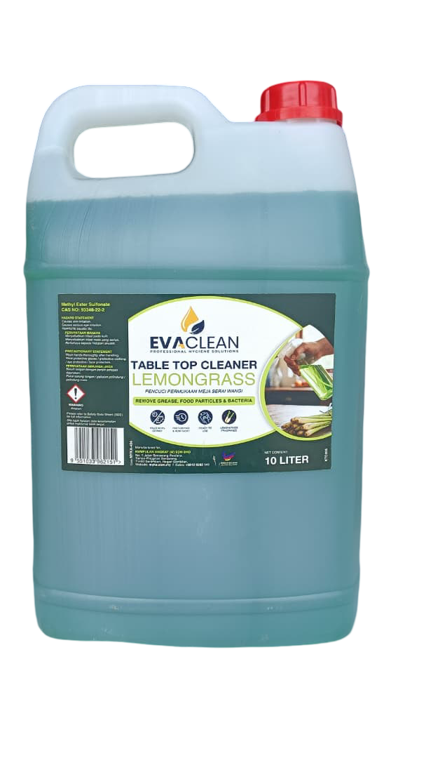 EVA CLEAN KTC005 TABLE TOP CLEANER LEMONGRASS 5/10L